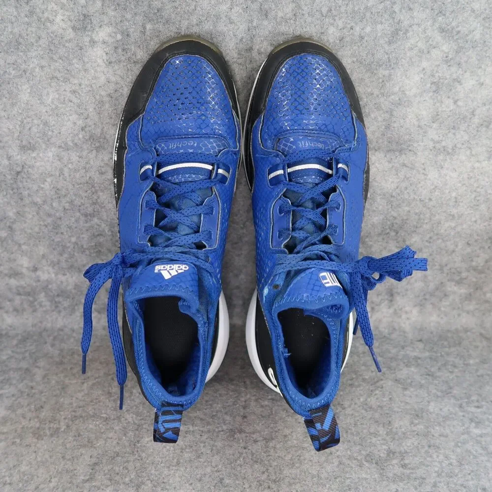 Adidas Shoes Mens 10 Athletic Trainer D Lillard Sneakers Basketball Sports Blue